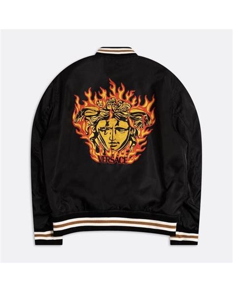 Versace Medusa Flame Bomber Jacket 